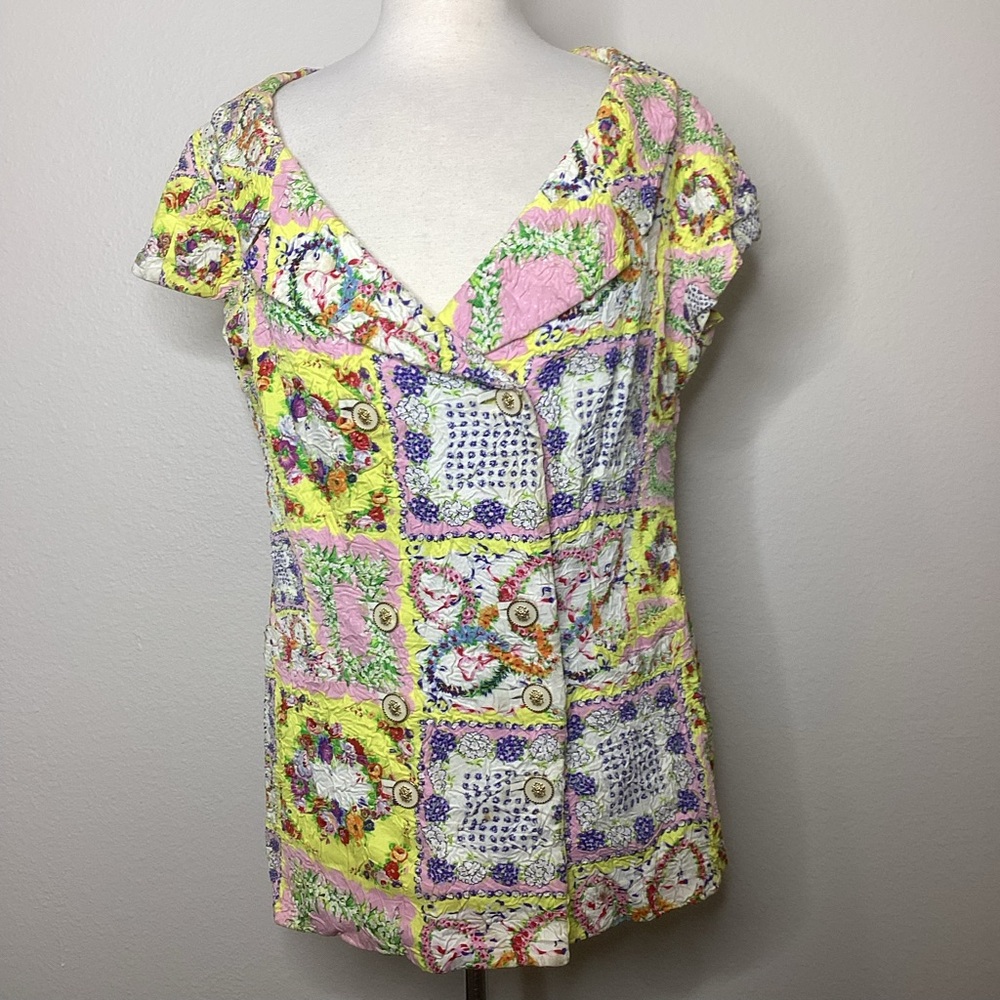 Gianna Versace Versus Vintage Double Breasted Top IT Sz 44 (8)